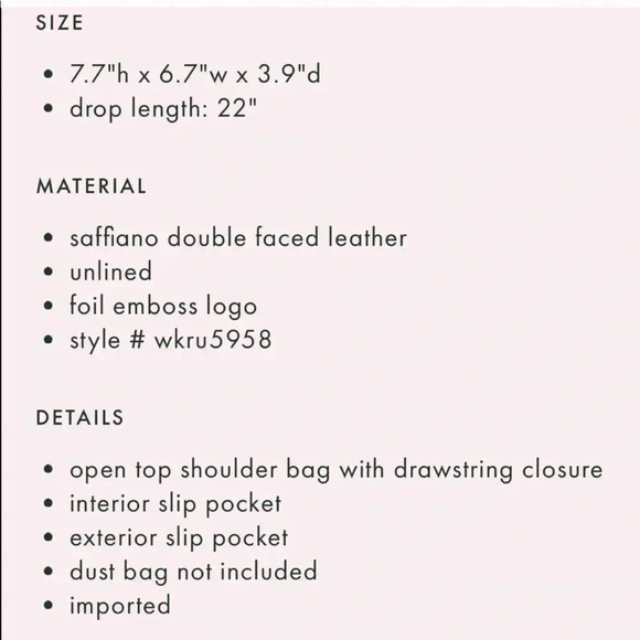 🌟NWT KATE SPADE HANDBAG - Picture 8 of 8